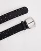 ASOS DESIGN ASOS DESIGN woven studded belt in black - 1