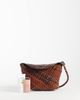 ASOS DESIGN ASOS DESIGN woven two tone flap top mini crossbody bag-Brown - 2