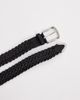 ASOS DESIGN ASOS DESIGN woven western belt in black faux leather - 2