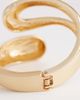 ASOS DESIGN ASOS DESIGN wrap around cuff bracelet with brushed gold tone detail - 3
