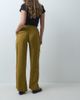 ASOS DESIGN ASOS DESIGN wrap around trouser with tie in mustard-Yellow - 3