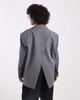ASOS DESIGN ASOS DESIGN wrap back blazer in charcoal-Gray - 3