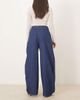 ASOS DESIGN ASOS DESIGN wrap extreme pleats barrel leg jeans in indigo-Blue - 2