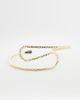ASOS DESIGN ASOS DESIGN wraparound upper arm cuff in hammered gold tone - 1
