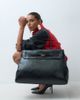 ASOS DESIGN ASOS DESIGN XL buckle tote bag in black-Red - 4