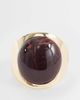 ASOS DESIGN ASOS DESIGN XL cuff bracelet with amber resin setting in gold tone - 1