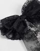 ASOS DESIGN ASOS DESIGN XL hair bow barette in black lace-MULTI - 3