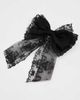 ASOS DESIGN ASOS DESIGN XL lace hair bow-Black - 1