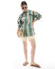 ASOS DESIGN ASOS DESIGN yoke overlay shirt in stripe-Multi - 3