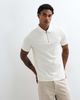 ASOS DESIGN ASOS DESIGN zip polo in khaki waffle-Green - 2