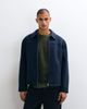 ASOS DESIGN ASOS DESIGN zip through wool look jacket in navy - 1