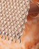 ASOS DESIGN ASOS DESIGN zip top clutch bag in all over beads in rose gold - 2