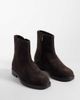 ASOS DESIGN ASOS DESIGN zip up boots in brown suede - 1