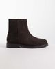 ASOS DESIGN ASOS DESIGN zip up boots in brown suede - 3