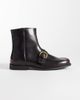 ASOS DESIGN ASOS DESIGN zip up boots with buckle detail in brown - 1