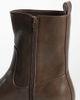 ASOS DESIGN ASOS DESIGN zip up boots with cleated sole in brown - 3