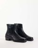 ASOS DESIGN ASOS DESIGN zip up boots with cuban heel in black leather - 2