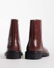 ASOS DESIGN ASOS DESIGN zip up boots with seam detail in burnished red - 4