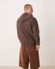 ASOS DESIGN ASOS DESIGN zip up hoodie with sporty print in brown - 2