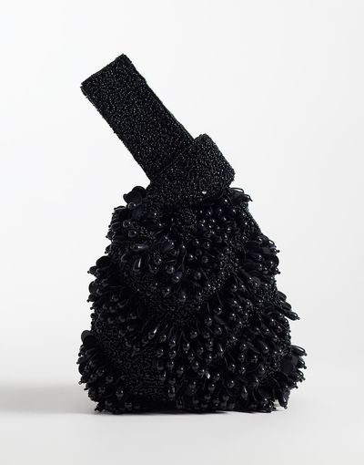 ASOS DESIGN ASOS DESING loop through embellished clutch bag in black