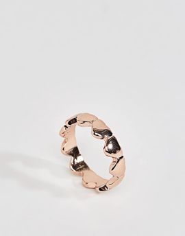 ASOS DESIGN ASOS Heart Ring-Copper