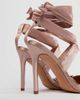 ASOS DESIGN ASOS PINOT Satin Lace Up Heels-Neutral - 4