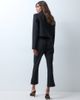 ASOS DESIGN ASOS X THE SOURCED COLLECTION skinny tux trouser with sain waist in black - 3