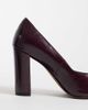 Asos Design Wide Fit ASOS DESIGN Wide Fit Panda high block heel pumps in burgundy-RED - 3