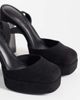 Asos Design Wide Fit ASOS DESIGN Wide Fit Peaked platform high heeled shoes in black - 2