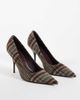 Asos Design Wide Fit ASOS DESIGN Wide Fit Perth pointed stiletto high heel pumps in check-MULTI - 4