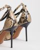 Asos Design Wide Fit ASOS DESIGN Wide Fit Progress pattern work stiletto pumps in snake-MULTI - 2