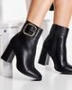 ASOS DESIGN Wide Fit ASOS DESIGN Wide Fit Repeat block heel buckle boots in black - 4
