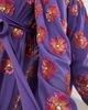 ASOS EDITION ASOS EDITION Curve wrap midi dress in floral sequin in purple - 4