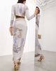 ASOS EDITION ASOS EDITION draped maxi skirt in abstract print - part of a set-Multi - 3