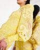 ASOS EDITION ASOS EDITION embroidered organza mini shirt dress in yellow - 2