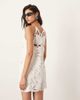 ASOS EDITION ASOS EDITION floral cut work halterneck mini dress in white - 3