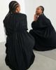 ASOS EDITION ASOS EDITION gathered waist batwing midi dress in black - 3