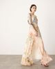 ASOS EDITION ASOS EDITION long sleeve bias cut paneled maxi dress in pink floral print-Multi - 1