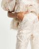 ASOS EDITION ASOS EDITION metallic jacquard pants with tinsel fringe hem in blush-Pink - 3