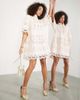 ASOS EDITION ASOS EDITION mini shirt dress with cutwork in peach-Orange - 1