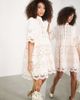ASOS EDITION ASOS EDITION mini shirt dress with cutwork in peach-Orange - 4