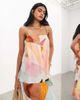 ASOS EDITION ASOS EDITION minimal skinny strap cami in abstract crystal print - part of a set-Multi - 1