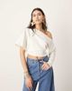 ASOS EDITION ASOS EDITION one shoulder drape top in white - 2