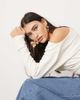 ASOS EDITION ASOS EDITION one shoulder drape top in white - 3