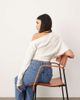 ASOS EDITION ASOS EDITION one shoulder drape top in white - 4
