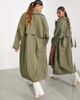 ASOS EDITION ASOS EDITION oversized trench coat in khaki-Green - 2