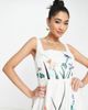 ASOS EDITION ASOS EDITION square neck cotton floral maxi dress in white - 4