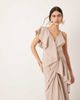ASOS EDITION ASOS EDITION textured asymmetric ruffle maxi dress in stripe print-Multi - 1