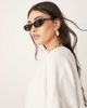 ASOS EDITION ASOS EDITION textured boxy woven t-shirt in ivory-White - 3