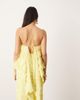ASOS EDITION ASOS EDITION textured circle drape cami top in lemon - part of a set-Yellow - 3